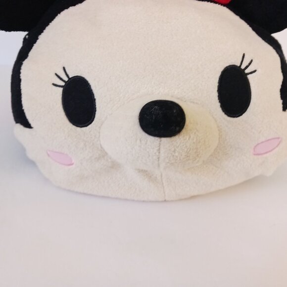 Disney Store Minnie Mouse Tsum Tsum Plush Stuffed Animal Red Bow Jumbo Large 19” - Picture 3 of 11